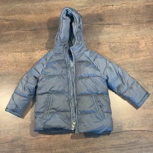 Wonder nation Gray Puffer Coat With Hood Size 3T